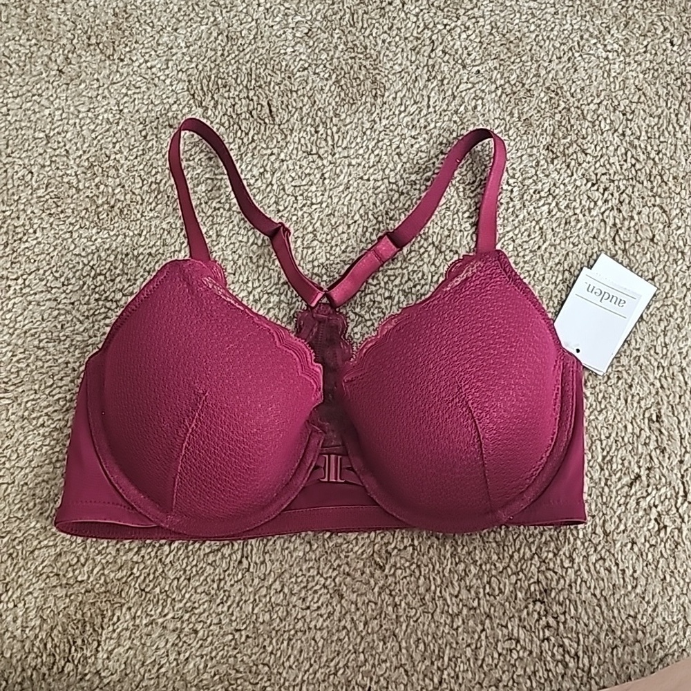 Women's Lightly Lined Racerback Bra - Auden- Pink 36B